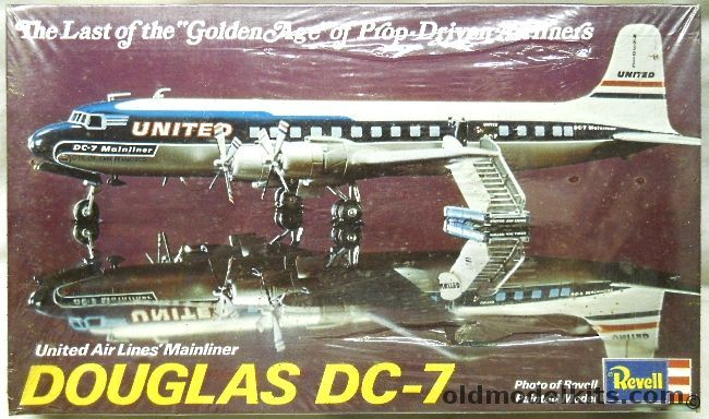 Revell 1/122 Douglas DC-7 United Airlines Mainliner, H168 plastic model kit