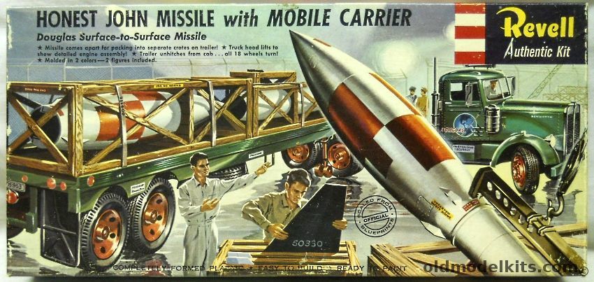 Revell 1/48 Honest John Missile with Mobile Carrier Truck 'S' Kit, H1821-169 plastic model kit