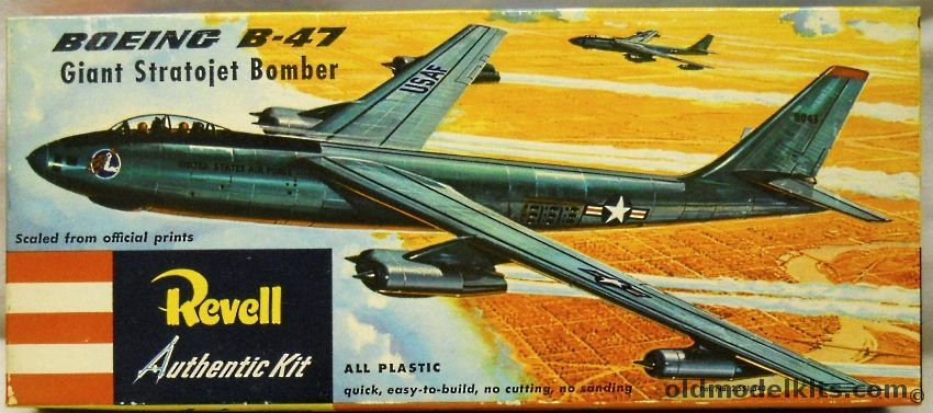 Revell 1/112 Boeing B-47 Giant Stratojet - Tall Box Pre 'S' Issue, H206-98 plastic model kit