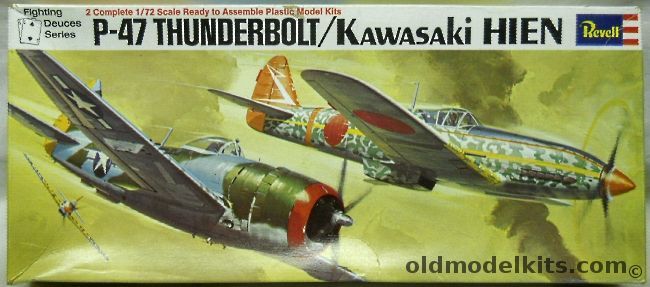 Revell 1/72 P-47 Thunderbolt / Ki-61 Hien Tony Fighting Deuces Series, H224-130 plastic model kit