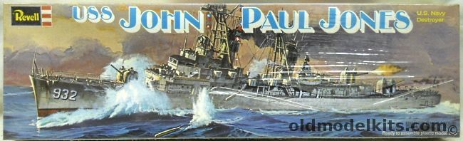 Revell 1/320 USS John Paul Jones DD932 (Forrest Sherman Class), H309 plastic model kit