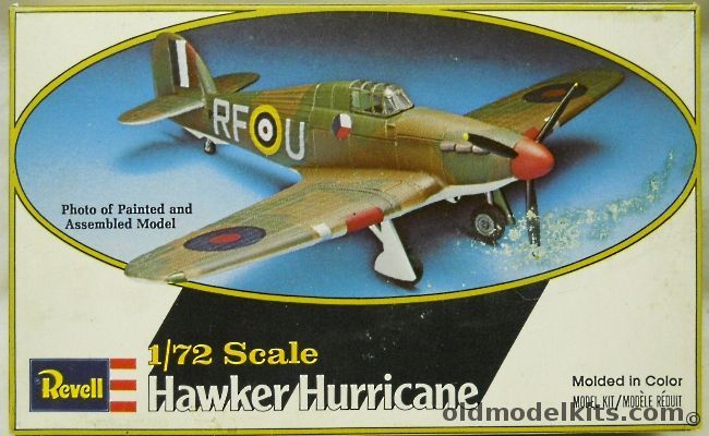 Revell 1/72 Hawker Hurricane, H54 plastic model kit