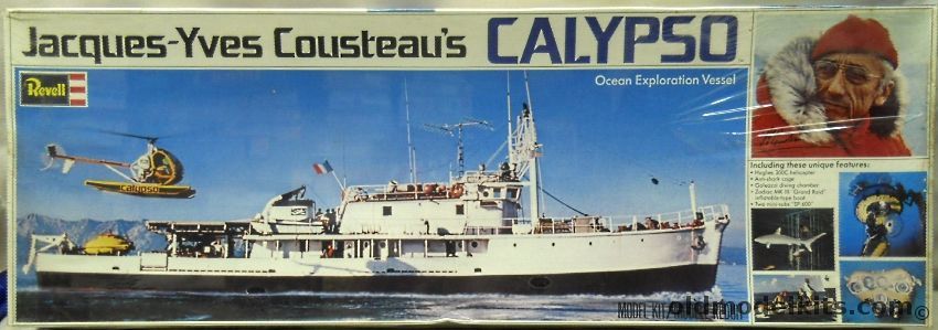 Revell 1/125 Jacques-Yves Cousteau's Calypso - Ocean Exploration Vessel, H575 plastic model kit