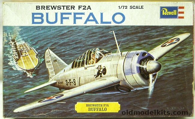 Revell 1/72 Brewster Buffalo F2A - Great Britain Issue, H636 plastic model kit