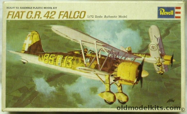Revell 1/72 Fiat CR-42 Falco, H648 plastic model kit
