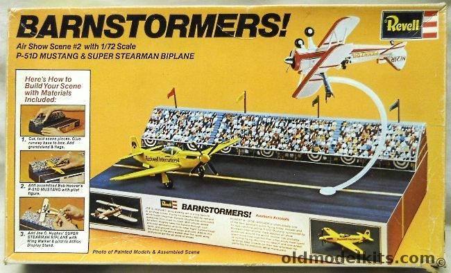 Revell 1/72 Barnstormers! Bob Hoover's P-51D Mustang and Diorama, H666 plastic model kit