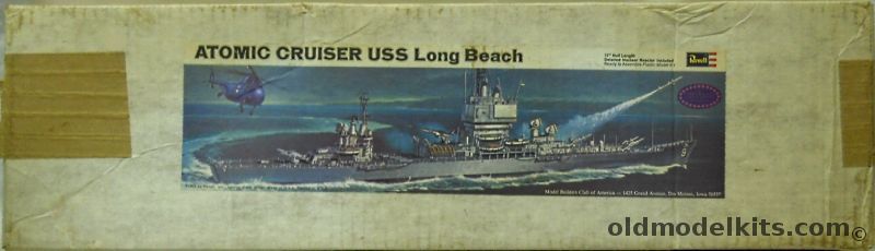 Revell 1/508 USS Long Beach Nuclear Powered Cruiser - Model Builders Club Issue plastic model kit