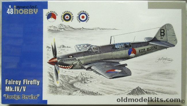 Special Hobby 1/48 Fairey Firefly Mk.IV/V Foreign Service - Royal Canadian Navy / Netherlands Navy / Royal Australian Navy, SH48041 plastic model kit