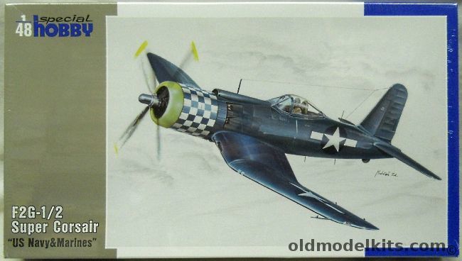 Special Hobby 1/48 F2G-1 / F2G-2 Super Corsair - Goodyear Test Aircraft 1944-45 (Lost In Accident) / Goodyear Test Aircraft Oct 1945-June '46 / First Production Aircraft, SH48079 plastic model kit