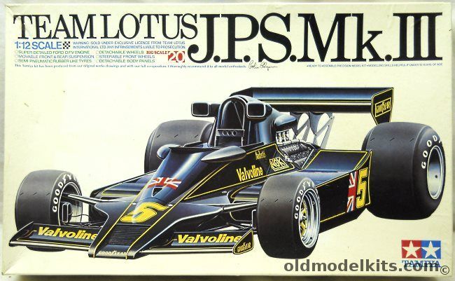 Tamiya 1/12 JPS MkIII Team Lotus, BS1222 plastic model kit