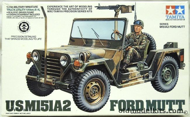 Tamiya 1/35 Ford M151A2 Mutt Utility Truck 1/4 Ton 4x4, 30123A plastic model kit