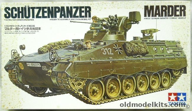 Tamiya 1/35 Schutzenpanzer Marder Infantry Combat Vehicle, MM 198 plastic model kit