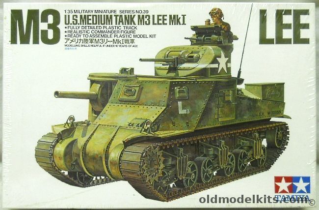 Tamiya 1/35 M3 Lee Tank, 35039 plastic model kit