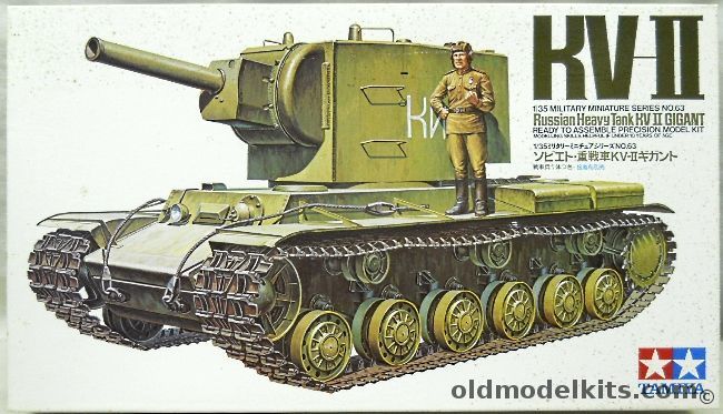 Tamiya 1/35 KV-II Gigant, MM163 plastic model kit