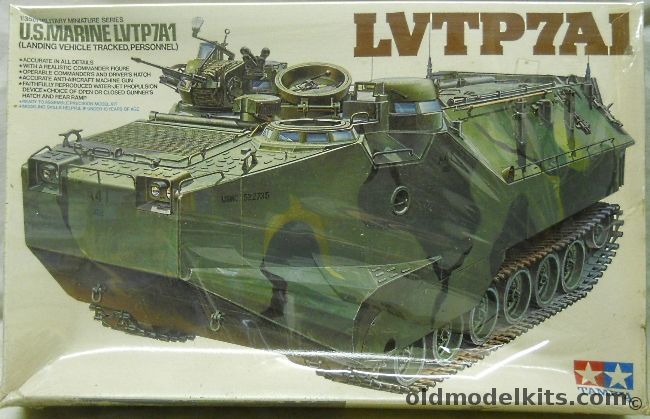 Tamiya 1/35 LVTP 7A1 US Marines, 3636 plastic model kit
