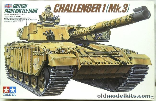 Tamiya 1/35 British Challenger 1 Mk.3, 35154 plastic model kit