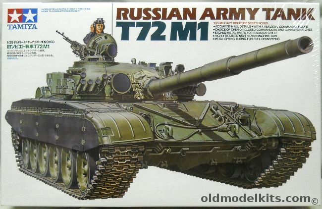 Tamiya 1/35 T72 M1 Russian Army Tank, 35160 plastic model kit