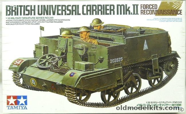 Tamiya 1/35 British Universal Carrier MkII, 35249 plastic model kit