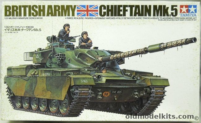 Tamiya 1/35 British Army Chieftain Mk5 Tank, 3568 plastic model kit