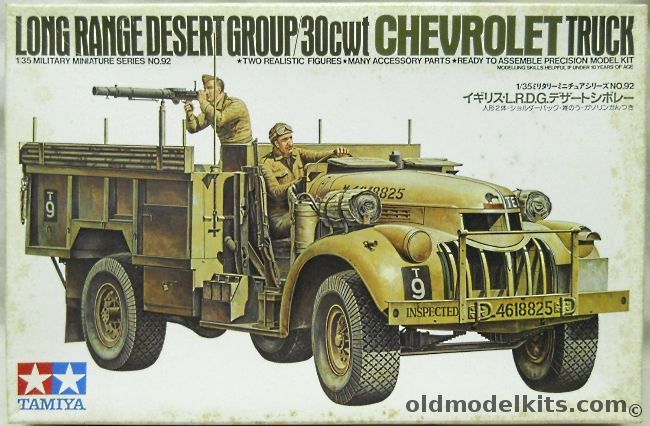 Tamiya 1/35 30cwt Chevrolet LRDG Truck Long Range Desert Group, 3592 plastic model kit