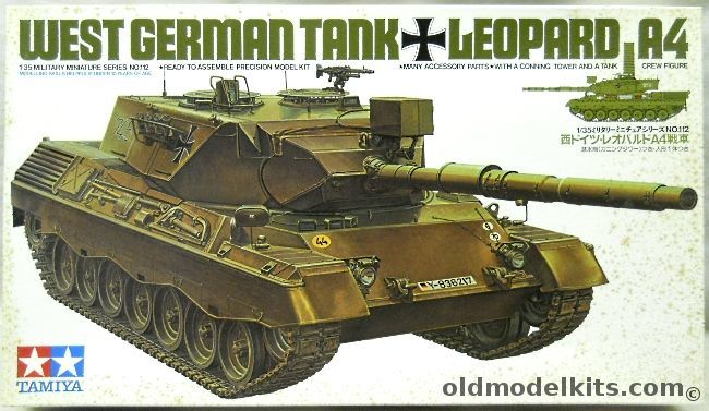 Tamiya 1/35 Leopard A4 With Conning Tower and Figure, 3612 plastic model kit
