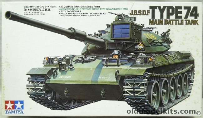 Tamiya 1/35 Type 74 Main Battle Tank, 3614 plastic model kit