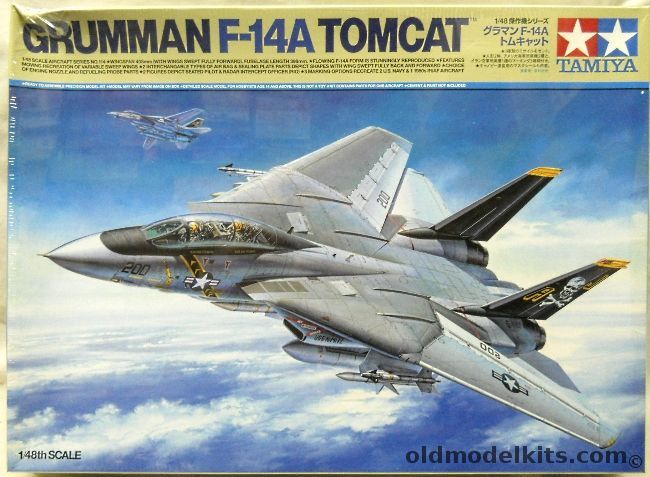 Tamiya 1/48 Grumman F-14A Tomcat, 61114 plastic model kit