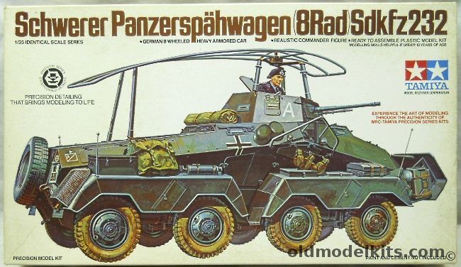 Tamiya 1/35 Sd. Kfz 232 Schwerer Panzerspahwagen 8Rad, MM136A plastic model kit