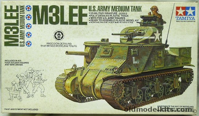 Tamiya 1/35 M3 Lee MkI Medium Tank, MM139A plastic model kit