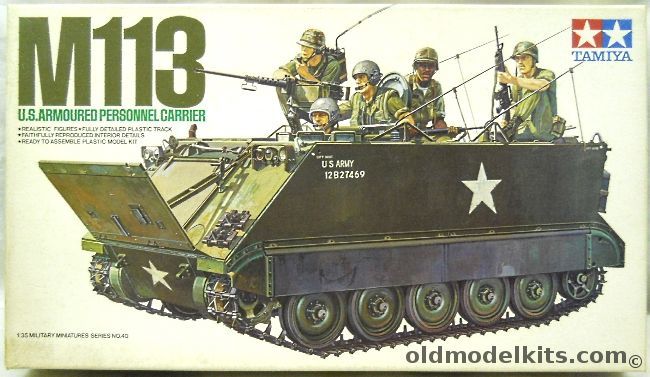 Tamiya 1/35 M113  US Armoured Personnel Carrier - Two US Army / West German Army, MM140 plastic model kit