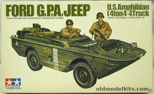 Tamiya 1/35 Ford GPA Jeep Amphibian Truck, MM143 plastic model kit