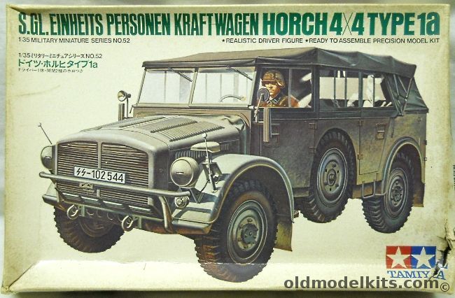 Tamiya 1/35 Horch 4x4 Type 1A S.GL. Einheits Personen Kraft Wagen, MM152 plastic model kit