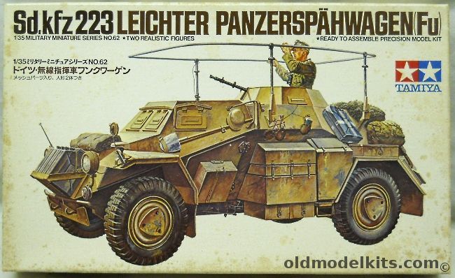 Tamiya 1/35 Sd.Kfz 223 Leichter Panzerspahwagen, MM162 plastic model kit