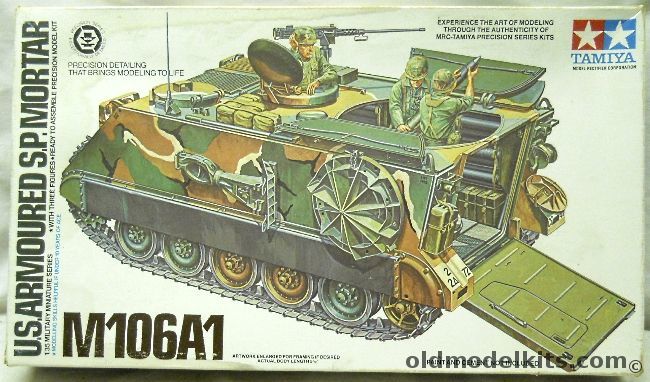 Tamiya 1/35 M106A1 US Armoured S.P. Mortar, MM216A plastic model kit