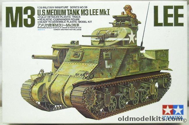 Tamiya 1/35 M3 Lee MkI Medium Tank, MM39 plastic model kit