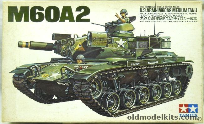 Tamiya 1/35 M60A2 Medium Tank Motorized, MT138 plastic model kit