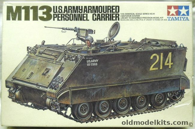 Tamiya 1/35 M113  US Armoured Personnel Carrier Motorized, MT141 plastic model kit