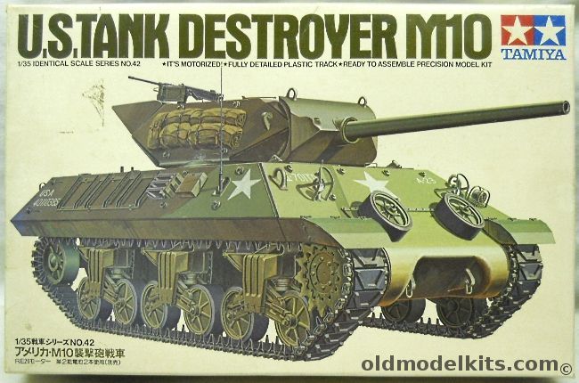 Tamiya 1/35 M10 Tank Destroyer Motorized, MT142-800 plastic model kit