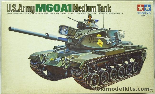 Tamiya 1/35 M60A1 Medium Tank, MT328 plastic model kit