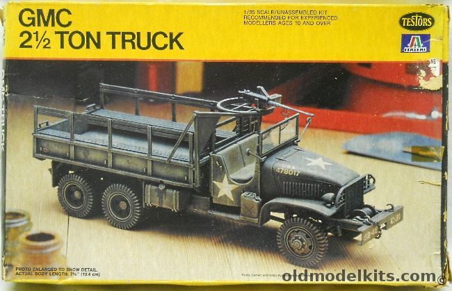 Testors 1/35 GMC 2 1/2 Ton Truck, 827 plastic model kit