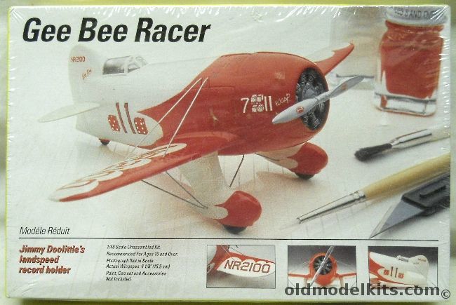 Testors 1/48 Gee Bee Air Racer, 913 plastic model kit