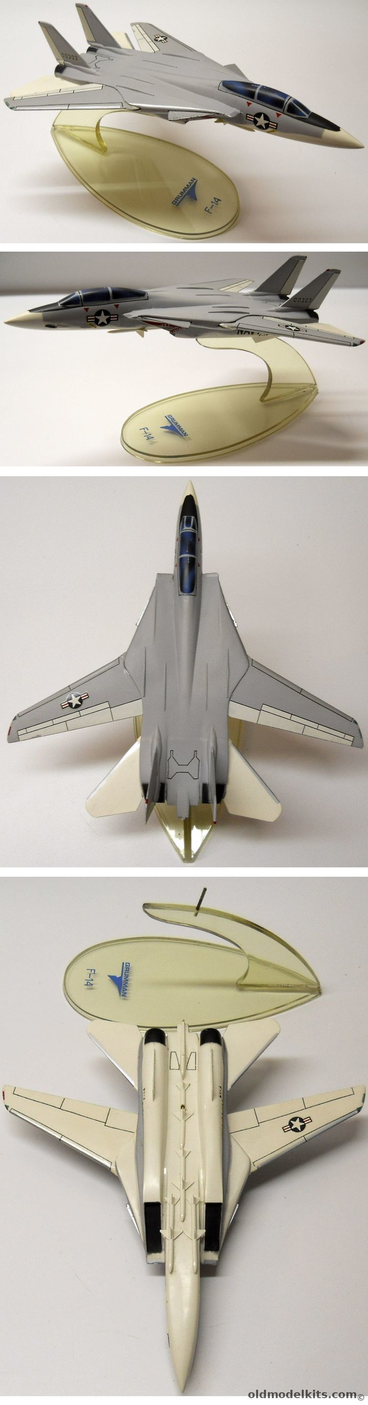 Topping 1/72 Grummand F-14 Tomcat Factory Desk Top Model plastic model kit