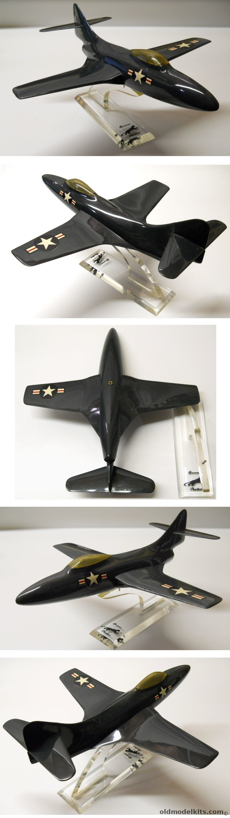 Topping Grumman F9F Panther - Factory Desktop Model plastic model kit