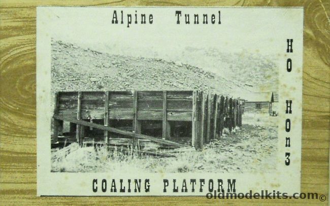 Vintage Reproductions 1/87 Alpine Tunnel Line DSP&P Coaling Platform - HO Craftsman Kit, VR-2 plastic model kit