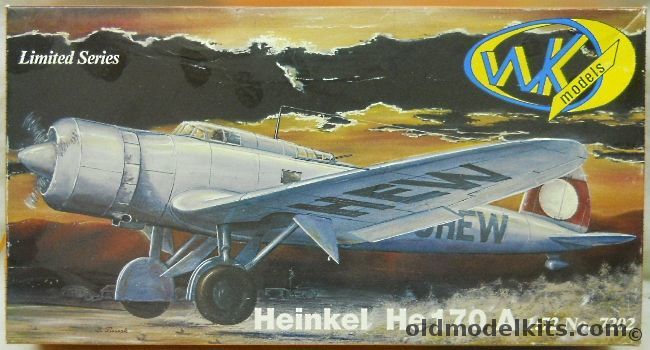 WK Models 1/72 Heinkel He-170A Radial Engine, 7202 plastic model kit