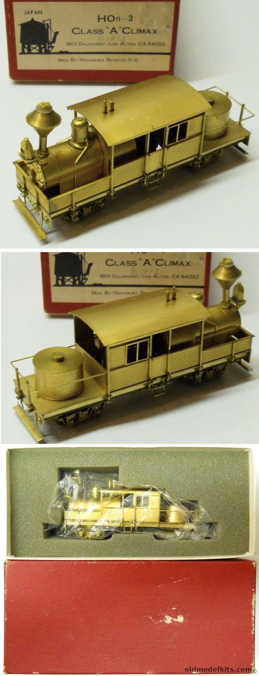 West Side Model Co 1/87 Brass HOn3 Class plastic model kit