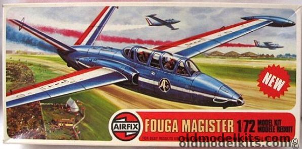 Airfix 1/72 Fouga Magister Patrouille De France - Belgian Air Force / Luftwaffe, 02047-5 plastic model kit