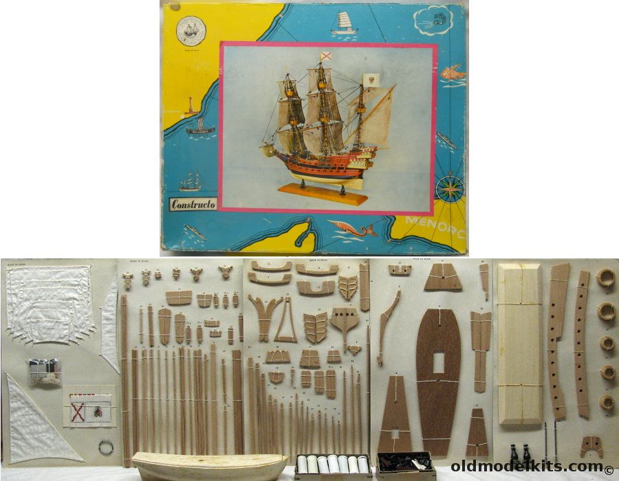 Constructo Galeon San Mateo (Spanish Galleon) - Highly Prefabricated Wooden Ship Kit plastic model kit