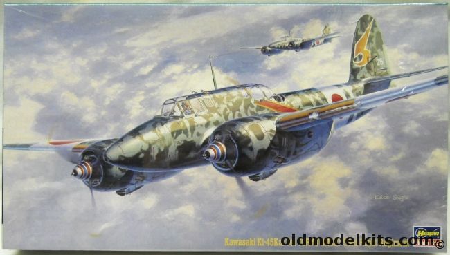 Hasegawa 1/72 Kawasaki KI-45 Kai Tei Toryu Nick - 53rd Flight Regiment, CP103 plastic model kit