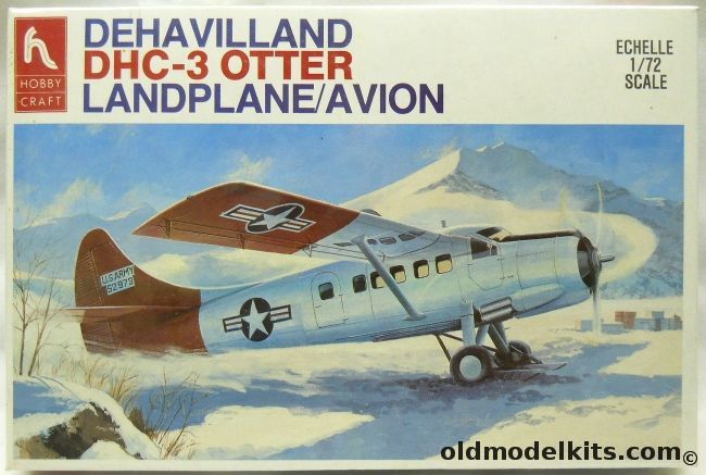 Hobby Craft 1/72 De Havilland DHC-3 Otter - USAF Arctic Supply or RCAF 411 Sq. CRB Downsview, HC1396 plastic model kit